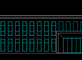 #辦公建筑透視#山林環(huán)繞的現(xiàn)代玻璃建筑