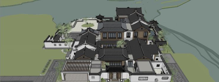 綠城中式風(fēng)格建筑