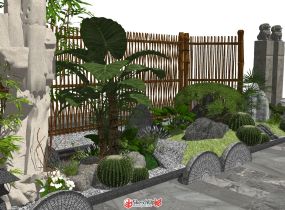 【合集】精致的中式、日式元素的庭院景觀