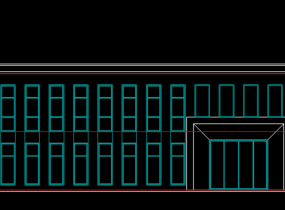 #辦公建筑透視#被綠植環(huán)繞的現(xiàn)代玻璃建筑