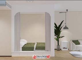SU+ENSCAPE單身公寓渲染