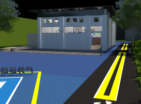 #商業(yè)建筑透視#現(xiàn)代建筑與景觀融合場景