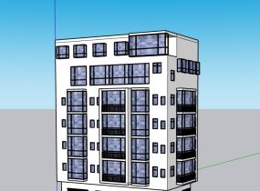#鄉(xiāng)村建筑#現(xiàn)代高層住宅樓夜景亮燈圖
