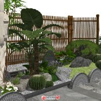 【合集】精致的中式、日式元素的庭院景觀