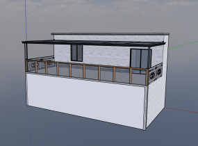#住宅建筑透視#黑金色ADEL品牌立體設(shè)備