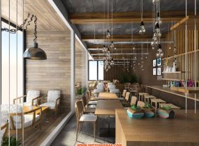 精美效果圖-咖啡廳 含糢型 vray2.0