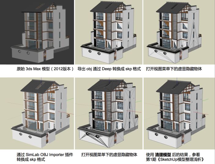 再談3ds Max模型導(dǎo)入SketchUp