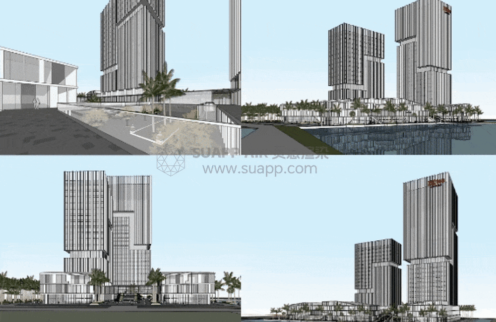 SUAPP靈感渲染新風(fēng)格實現(xiàn)一鍵精確渲染出套圖！