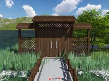 某地私人農(nóng)家樂莊園效果圖SU+LU-12