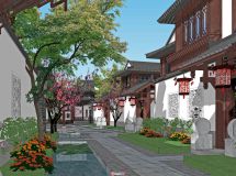 仿古建SKP瀏覽動畫-2