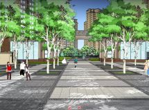 最新項目模型分享   公司拉的一個簡約居住小區(qū)-11