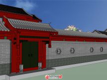 某四合院意向圖-6