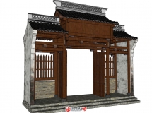 烏鎮(zhèn)戲院大門結(jié)構(gòu)  學(xué)習(xí)交流 （偷懶少發(fā)幾張截圖）-3