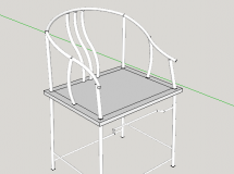小弟 用sketchup做了一把圈椅-6