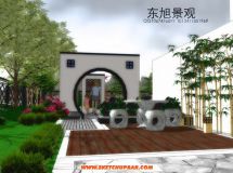 新中式別墅 庭院景觀設(shè)計(jì)-8