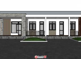一個簡單的現(xiàn)代平房住宅建筑-6