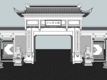 上幾張半途而廢的中式大門~~~-3