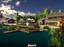 別墅庭院景觀lumion動畫表現(xiàn)成長動畫SU建模精細(xì)畫質(zhì)畢業(yè)設(shè)計-2