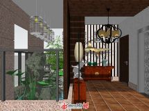 水墨印象---蔚藍(lán)卡地亞（入戶空間）-9