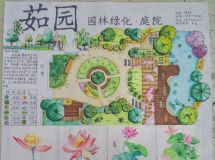 景觀小景設(shè)計(jì)手繪-1