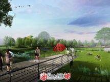 最近做的一個項目玉帶河街心公園拿出來給大伙瞧瞧-8