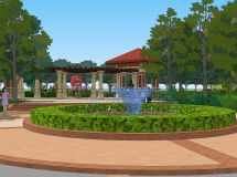 一個(gè)公園模型圖片-9