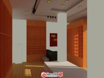 上個(gè)月做的一個(gè)店面改造方案，70平米的店面-4