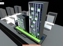 概念高層設(shè)計(jì)方案 帶模型下載-5