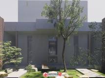 住宅庭院院子景觀設(shè)計-1