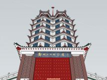 河南省標(biāo)志建筑——二七塔-14