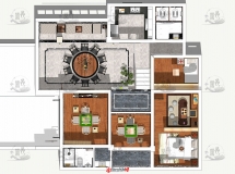 新中式室內(nèi)模型鑒賞-10