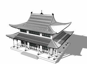 峨眉山測繪的古典建筑——晚香堂-1