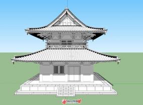 日式仿唐古建門樓-7