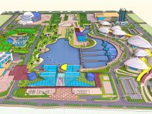 SU模型裸奔到底————城市廣場改造景觀規(guī)劃-5