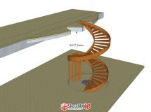 剛剛做的旋轉(zhuǎn)樓梯-3