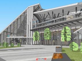 臺(tái)灣豐原車(chē)站整體模型-15