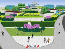 街頭公園，臺地式-4