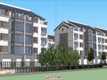 300個(gè)以前購(gòu)買的住宅戶型SU模型（無(wú)CAD）-6