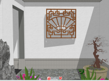 中式別墅景觀設(shè)計(jì)-8