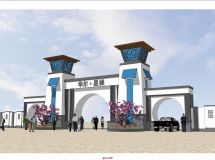 高端樓盤入口大門設(shè)計(jì)-4