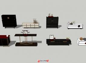 新中式電視柜家具-10