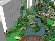 第一次做的sketchup 的小區(qū) ，望拍磚-15