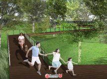 新作的一個(gè)濱水公園，請(qǐng)拍磚-3