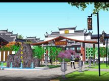 徽派建筑景觀方案設(shè)計(jì)-3