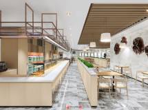 某大樓內(nèi)部全日制餐廳-3