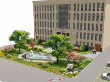 辦公區(qū)景觀效果-1