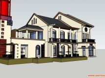 建筑改造設(shè)計(jì)  su模型  max   vray   渲染-2