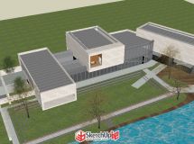自己做的一個美術(shù)館設(shè)計(jì)-8