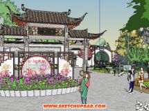 茶亭公園動(dòng)畫(huà)效果圖表現(xiàn)-10
