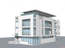 Rickmers House ，   Richard Meier  理查德 邁耶 sketch-13